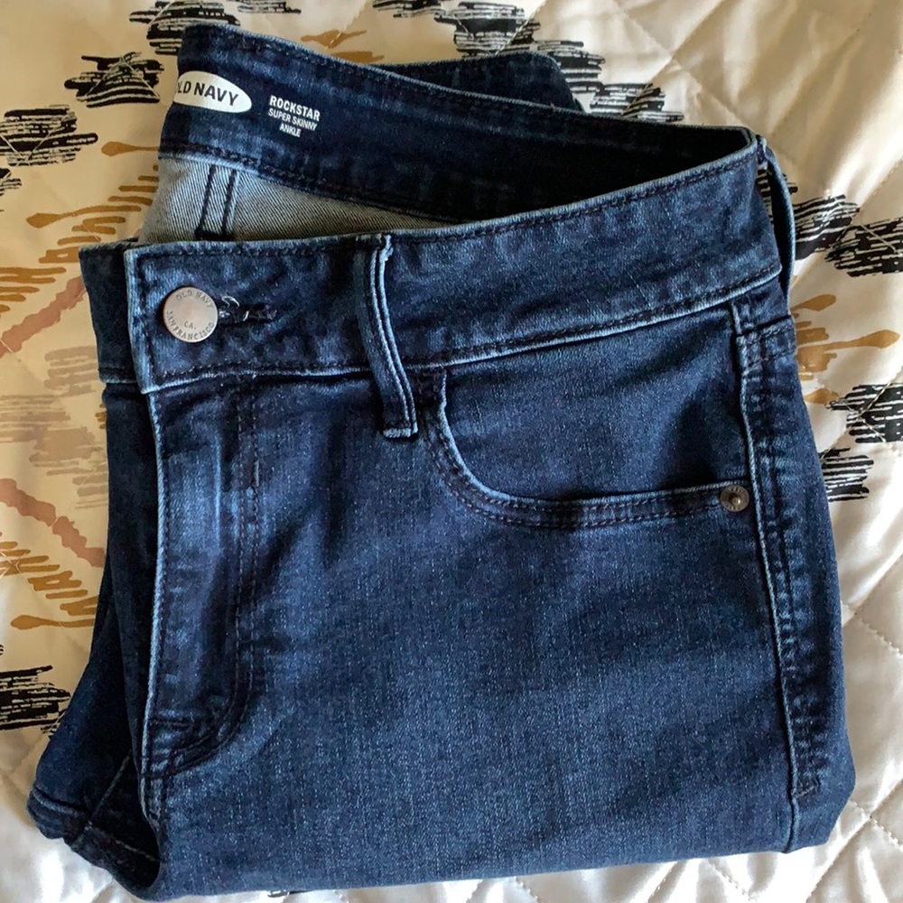 Old Navy Rockstar Jeans.